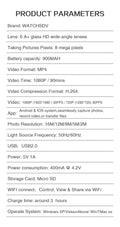 S222 IP68 Waterproof Magnetic WiFi Action Camera
